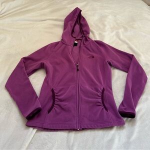 The North Face Magenta Fleece Hoodie / Jacket